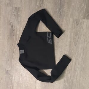 Echt arise long sleeve ribbed crop top size small